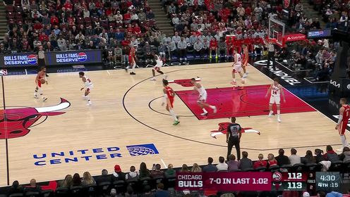 公牛8人上双击退老鹰!武切维奇17+17+9 波津27分 吹杨21+17 公牛8人上双击退老鹰!武切维奇17+17+9 波津27分 吹杨21+17